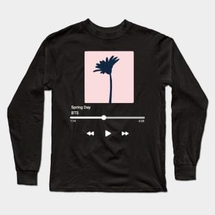 BTS Spring Day Music Player Long Sleeve T-Shirt